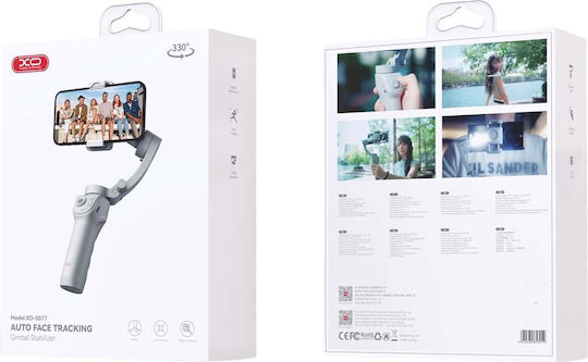 XO Ss17 Gimbal Κινητού με Σταθεροποιητή 3 Αξόνων και 8 ώρες λειτουργίας Λευκό