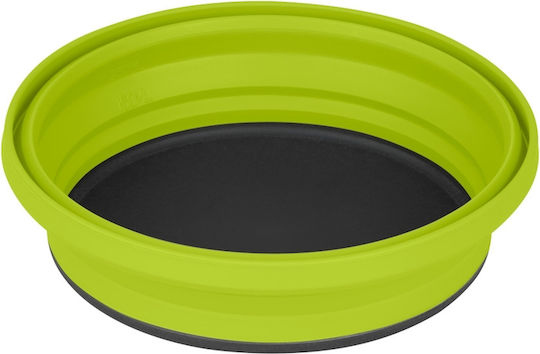 Sea to Summit X-Bowl Camping Cooking Utensils Plate Lime 650ml