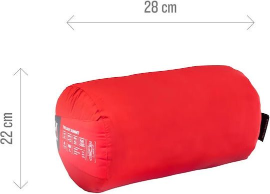 Millet Sleeping Bag Μονό Saphir/Rouge