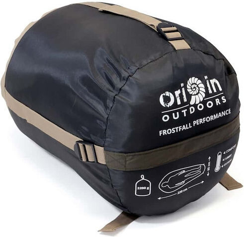 Origin Outdoors Sleeping Bag Μονό 3 Εποχών Frostfall Performance