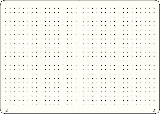 Leuchtturm1917 Dotted Rising Sun Σημειωματάριο A5 Bullet 203 Φύλλων με Τελείες με Σκληρό Εξώφυλλο Πορτοκαλί