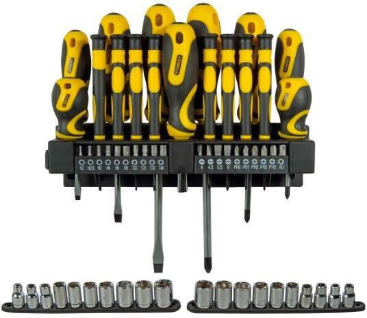 Stanley Set 47 Magnetic Precision Screwdrivers with 47 Interchangeable Tips