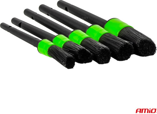 Amio Polishing Cleaning Brushes Set 21pcs Drill Bag Green Color Amio 21 pcs