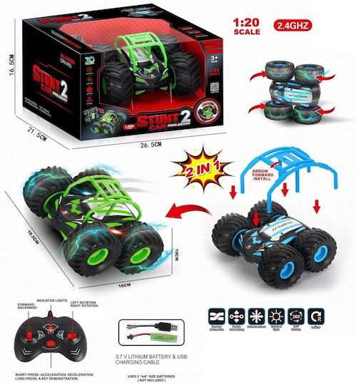 Remote Controlled Car Stunt Blue