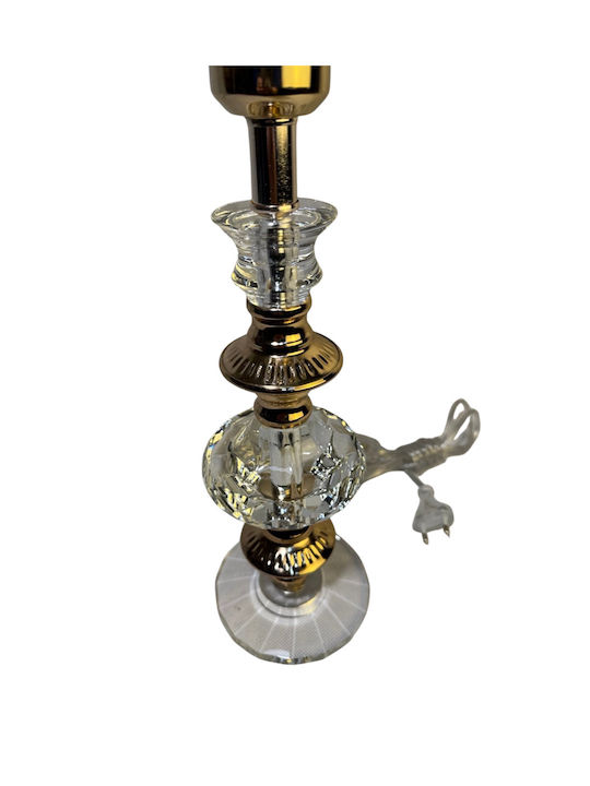 Epiplo-Fos Crystal Table Lamp for Socket E27 with Bronze Shade and Base