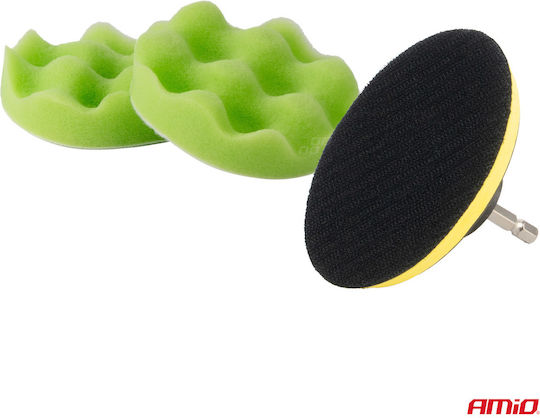 Amio Polishing Cleaning Brushes Set 21pcs Drill Bag Green Color Amio 21 pcs
