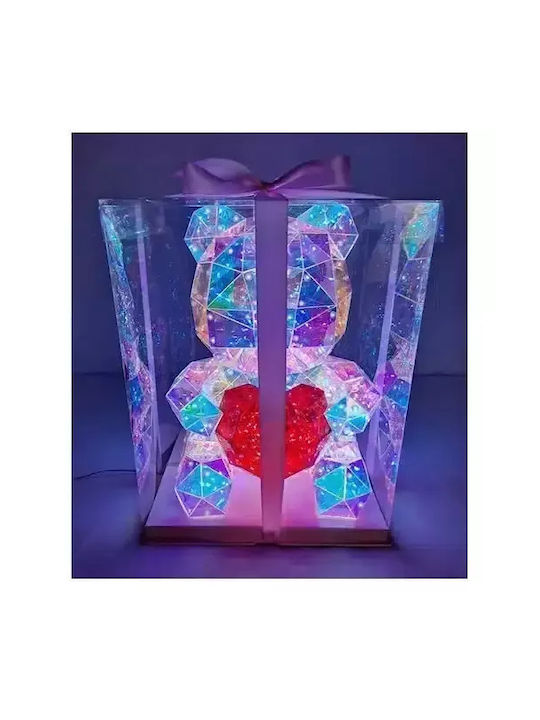 Bear Heart LED Table Lamp 20x12cm