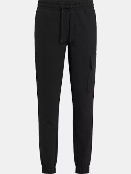 Cargo Pantaloni de trening cu Elastic Negru