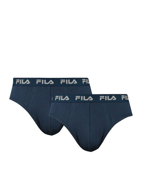 Fila Fu5003 Men's Slips Blue Black 2Pack