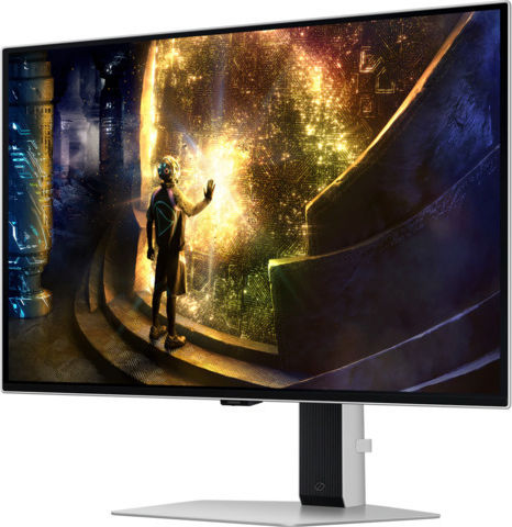 Samsung Odyssey G6 G61SD OLED HDR Monitor 27" QHD 2560x1440 240Hz with Response Time 0.03ms GTG Silver