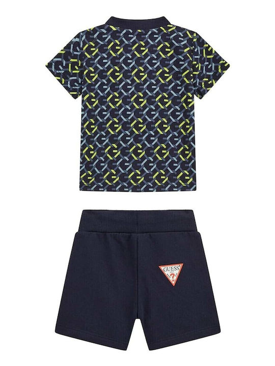 Kids' Set with Shorts Summer 2pcs Navy Blue