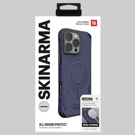 Skinarma Back Cover Plastic Albastru (iPhone 16 Pro Max)