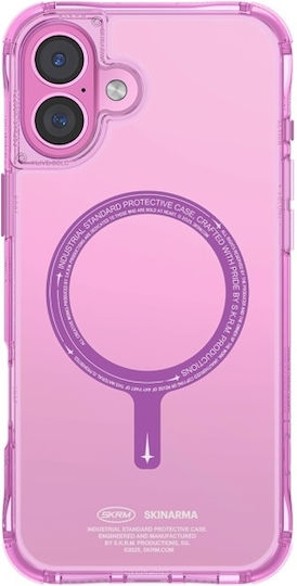 Skinarma Back Cover Silicone / Plastic Pink (iPhone 16 Plus)