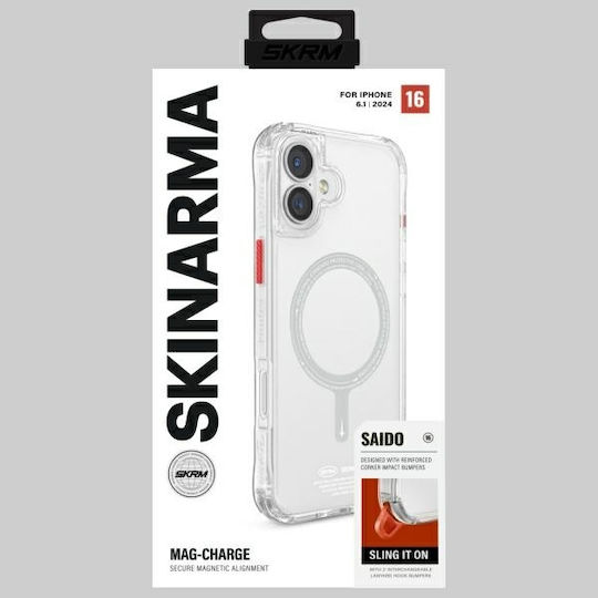 Skinarma Back Cover Σιλικόνης / Πλαστικό Διάφανο (iPhone 16)
