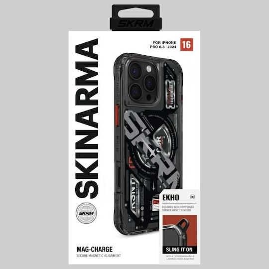 Skinarma Back Cover Plastic Negru (iPhone 16 Pro)
