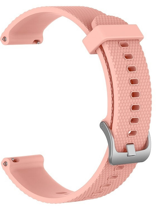 Garmin Forerunner Sq2 20mm Diamond Textured Silicone Band Ροζ Garmin Forerunner Sq2 20mm Diamond Textured Silicone Band Ροζ