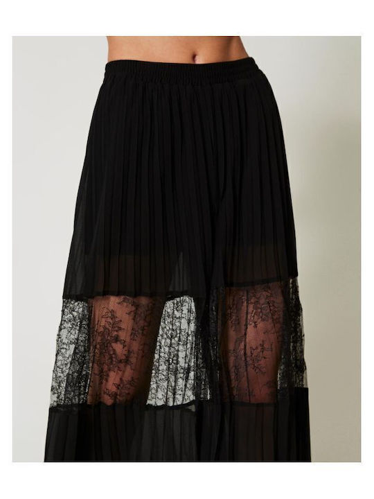 Women's Fabric Trousers Nero