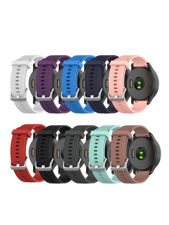 Garmin Forerunner Sq2 20mm Diamond Textured Silicone Band Ροζ