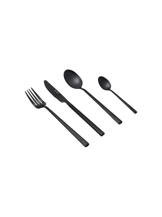 Estia Cutlery Set Stainless Black 24pcs