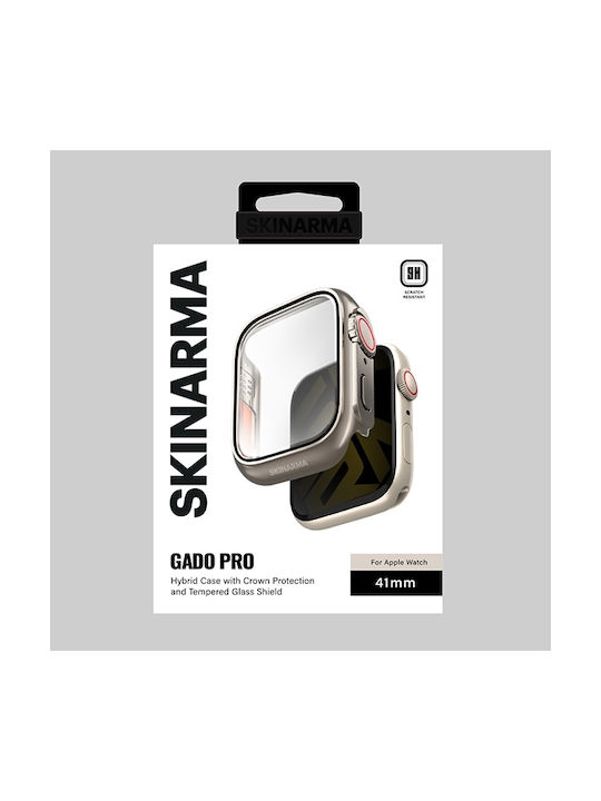 Skinarma Carcasă de Plastic Titanium pentru Apple Watch 41mm