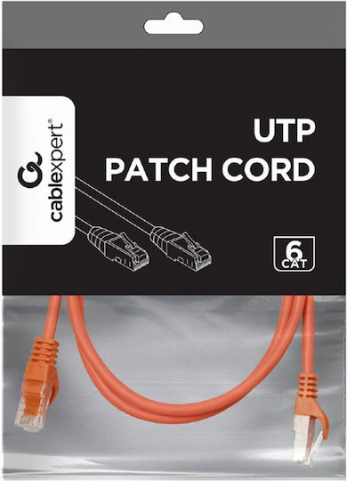 Gembird U/UTP Cat.6 (Gigabit) Καλώδιο Δικτύου Ethernet 1.5m Κόκκινο