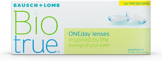 Bausch & Lomb Biotrue ONEday For Presbyopia 40 Ημερήσιοι Πολυεστιακοί Φακοί Επαφής Υδρογέλης με UV Προστασία
