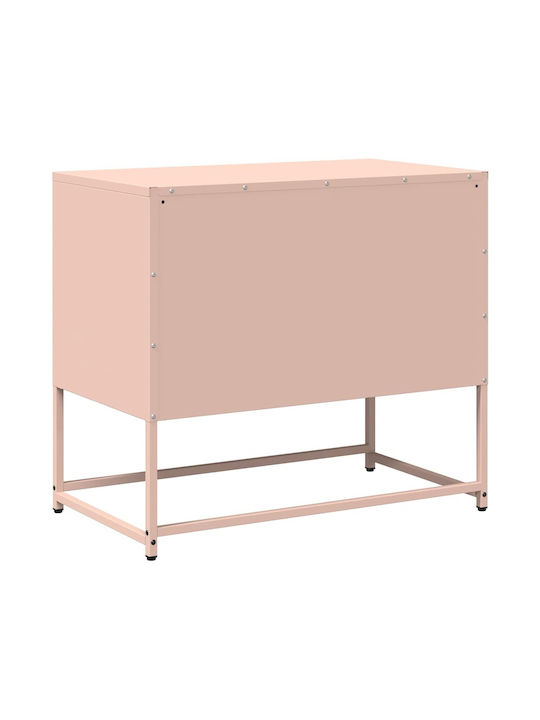 Έπιπλο Τηλεόρασης Μεταλλικό Ροζ Μ68xΠ39xΥ60.5cm