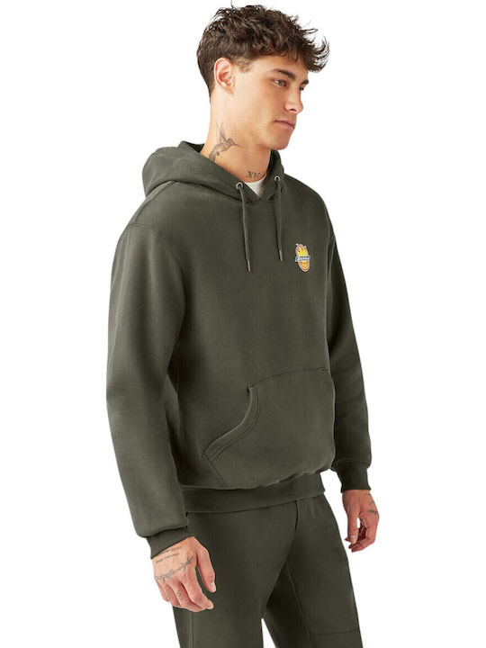 X Spitfire Φούτερ με Κουκούλα Olive Green