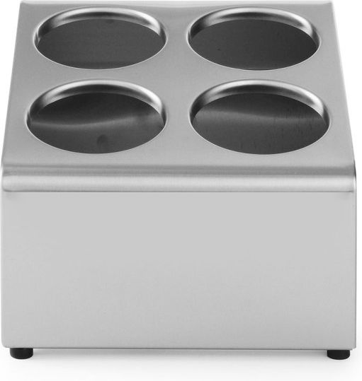 Stainless Steel Cutlery Holder Hendi 552407 Stainless Steel Cutlery Holder Hendi 552407
