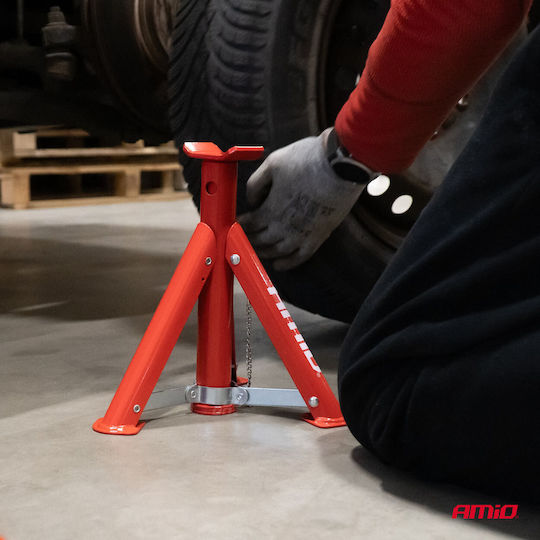 AMiO Set Car Support Stands with Maximum Pressure Up to 3 Tons