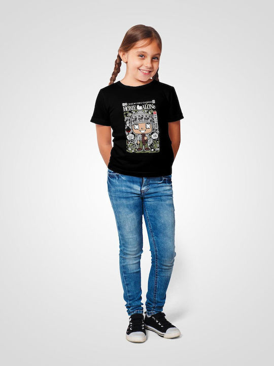 Παιδικό T-shirt Black Home Alone