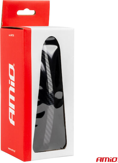 AMiO Car Antenna Roof Shark for Radio in Black Carbon Color