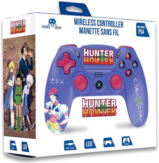Freaks and Geeks Hunter X Hunter Ασύρματο Gamepad για PS4 Purple Hisoka
