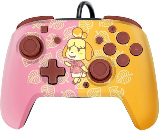 PDP Faceoff Deluxe+ Ενσύρματο Gamepad για Switch Isabelle