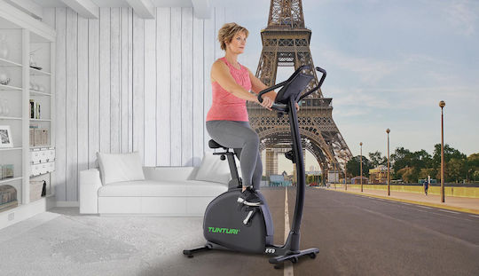 Tunturi Signature Ε40 Upright Exercise Bike Magnetic with Wheels