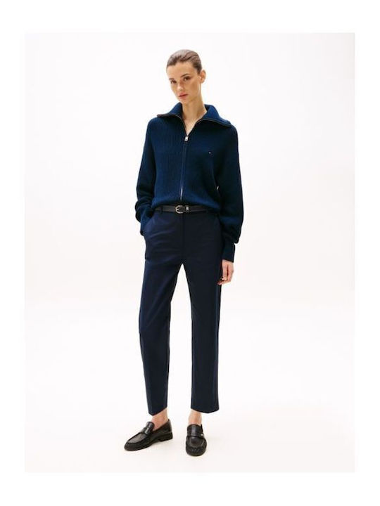 Damen Chino Hose in Schlanker Passform Dark Night Navy