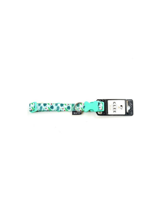 Glee Palm Leaf Hundehalsband in Türkis Farbe Klein 15mm x 30-45cm Glee Palm Leaf Hundehalsband in Türkis Farbe Klein 15mm x 30-45cm