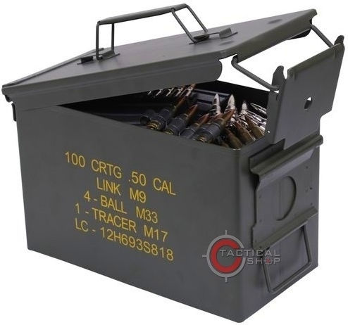 Mil-Tec US M2A1 Metallisch Βox für Patronen