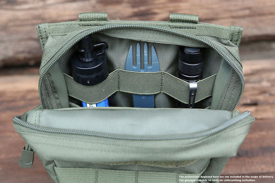Brandit Cross Molle Pouch BD8045 Gürtelholster Jagd Khaki 21cm