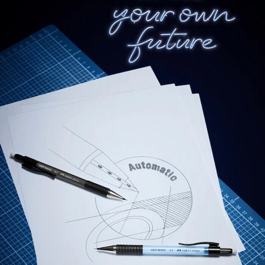 Faber-Castell Creion mecanic Plastic 0.7mm 1buc Albastru deschis