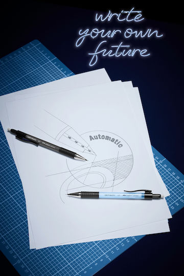 Faber-Castell Creion mecanic Plastic 0.7mm 1buc Albastru deschis