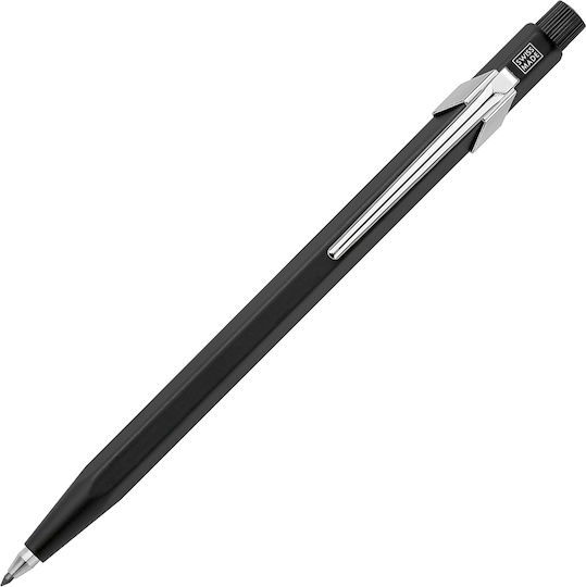 Caran D'ache Mechanical Pencil Metallic with Sharpener Black