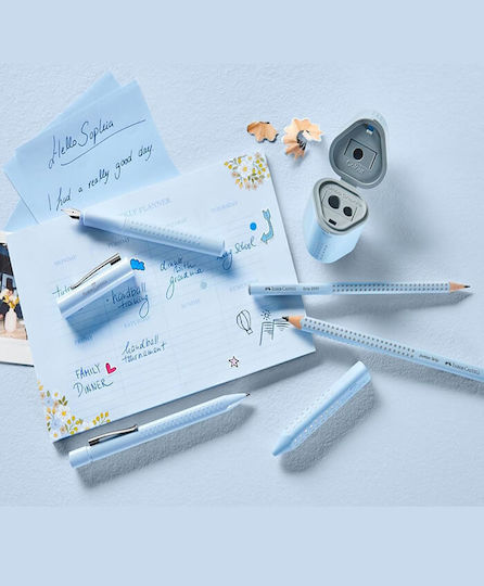 Faber-Castell Grip 2010 Mechanical Pencil for Drawing Metallic 1pcs Light Blue