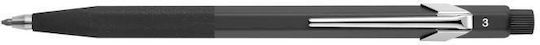 Caran D'ache Mechanischer Bleistift Metallisch mit Spitzer 1Stück Schwarz