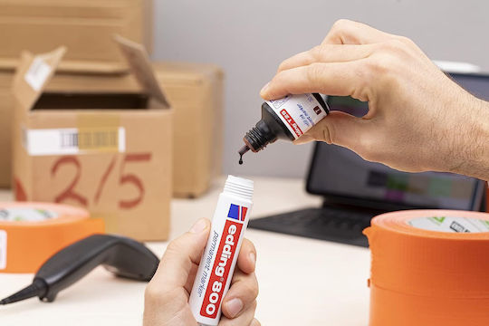 Edding Ανταλλακτικό Μελάνι για Μαρκαδόρο Μαύρο 30ml