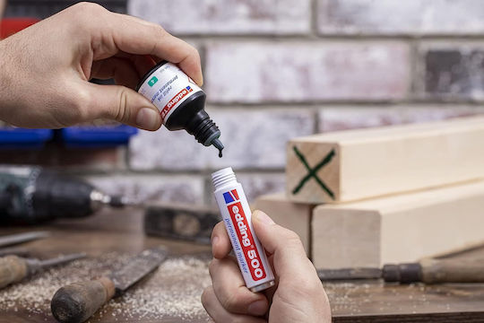 Edding Ανταλλακτικό Μελάνι για Μαρκαδόρο Μαύρο 30ml