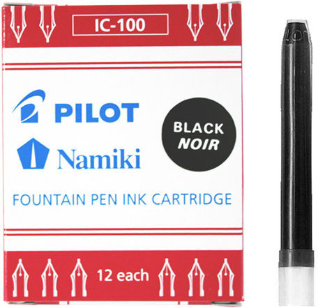 Pilot Replacement Ink for Ballpoint Pen Fine in Black color 12pcs