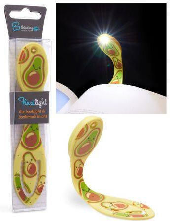 Thinking Gifts Flexlight Book Light LED with Clip Avocado