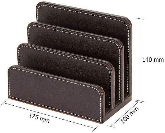 Leather Envelope Holder in Brown Color 1pcs 17.5x10x14cm