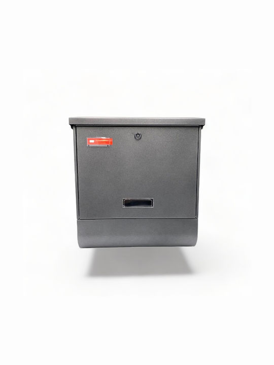 Viometal Outdoor Mailbox Metallic in Silver Color 38x10x42cm